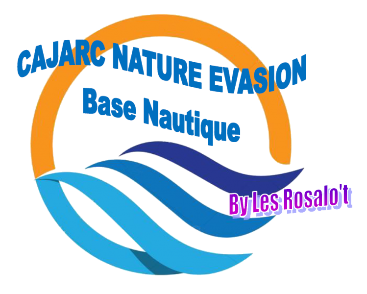 logo canoe Cajarc base nautique