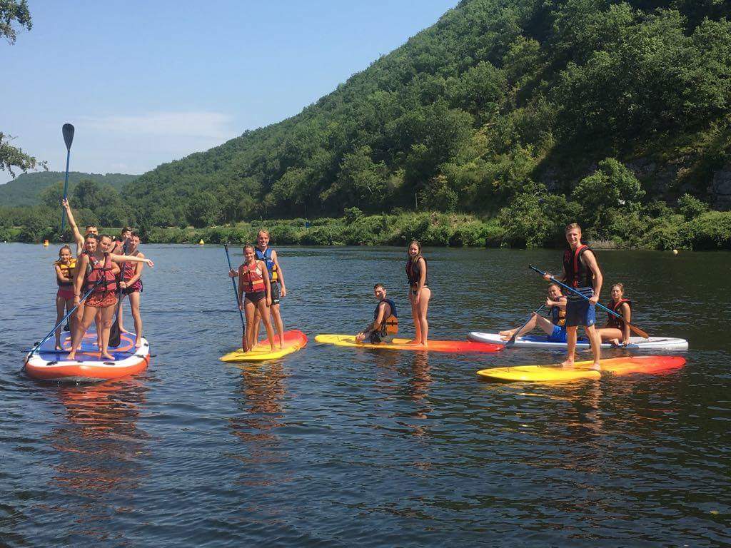 groupe de paddle Cajarc Nature Evasion
