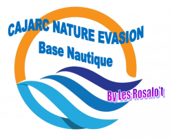 logo canoe Cajarc base nautique